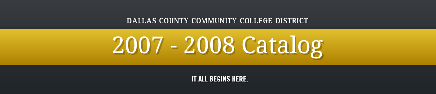 DCCCD 2007-2008 Catalog banner