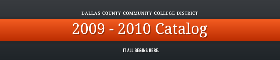 DCCCD 2009-2010 Catalog banner